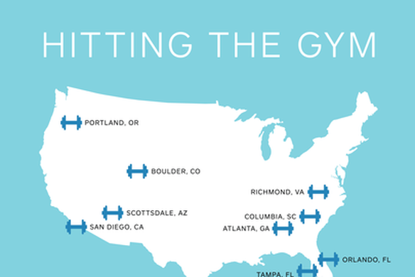 Which Cities Have the Most Personal Trainers? [Infographic]