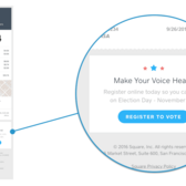 Support Voter Registration with Square Receipts