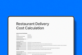 Restaurant Delivery Cost Calculation Tool