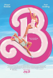 alt="Barbie Movie Poster with Margot Robbie"