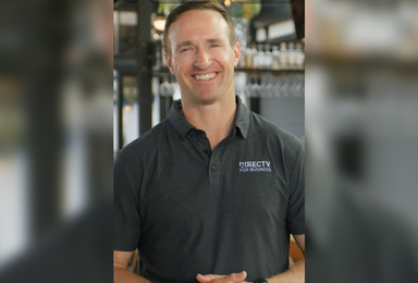 Watch: Drew Brees explains why live sports still matter with DIRECTV FOR BUSINESS®