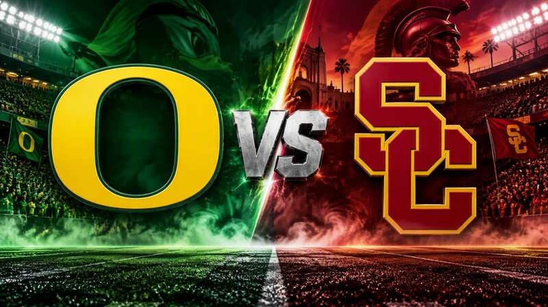 It’s No. 20 Oregon versus No. 12 USC at Los
