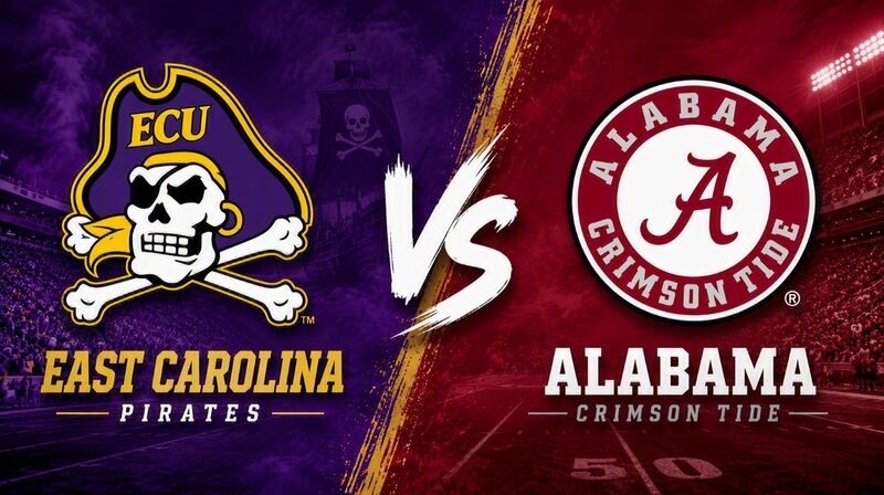 East Carolina vs. Alabama – Where to Watch, Streaming, Channels & Preview