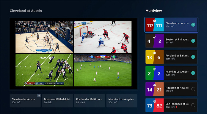 DIRECTV Launches Build Your Own Multiview, Letting Sports Fans Choose Up to Four Channels on One Screen