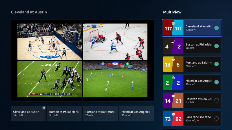 DIRECTV Launches Build Your Own Multiview, Letting Sports Fans Choose Up to Four Channels on One Screen