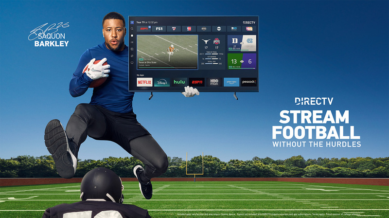 DIRECTV Teams Up with Saquon Barkley in National Ad Campaign to Help Football Fans Effortlessly Find Every Game This Season
