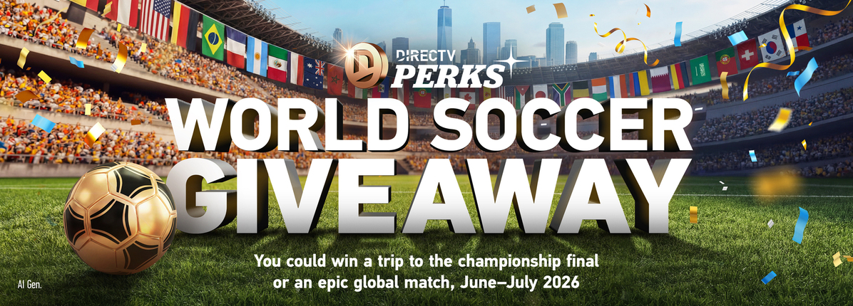 Kick Off the Ultimate Fan Experience with the DIRECTV PERKS World Soccer Giveaway